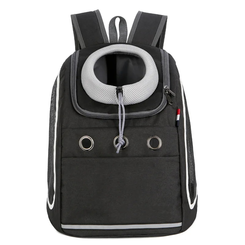Double Shoulder Strong Pet Carrier Backpack Dog Cat Outdoor Travel Carrier Packbag Portable Pet Bag Mesh Backpack Head for Dog